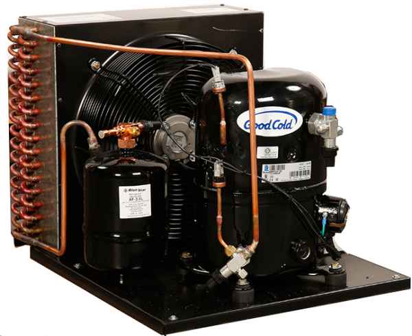 UNID.COND.L`H 3/4 HP R-22/404A MONO C/T (2 Forzador)